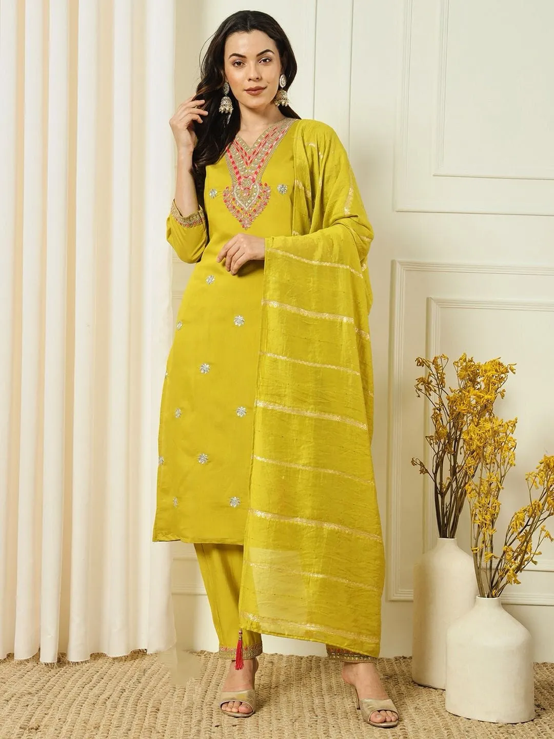 Classic Cotton Straight Salwar Set